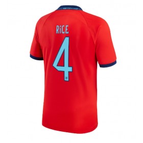 England Declan Rice #4 Borta Kläder VM 2022 Kortärmad